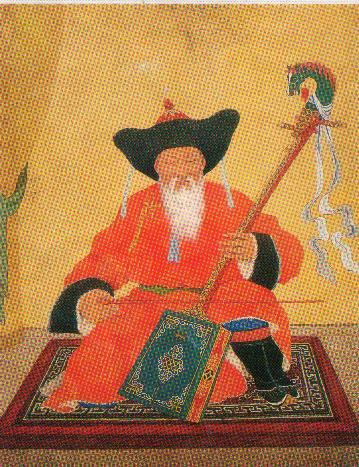喀尔喀蒙古史诗艺人（油画）.jpg